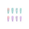 12 Sizes-24 Pcs Press On Nails Z386