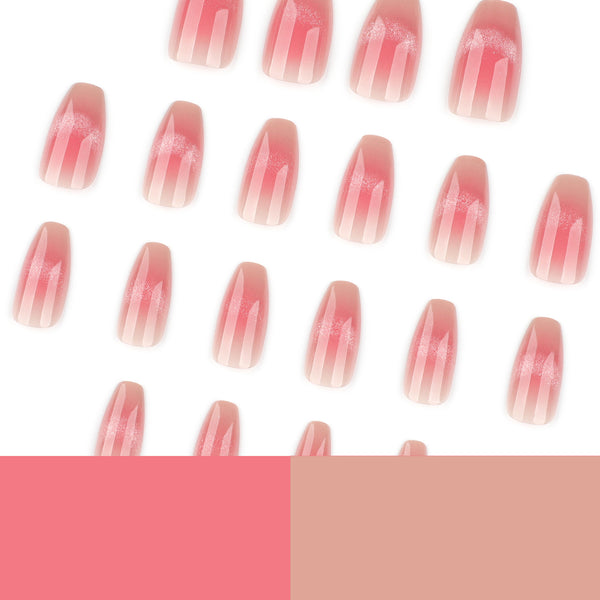 12 Sizes-24 Pcs Press On Nails JP4071