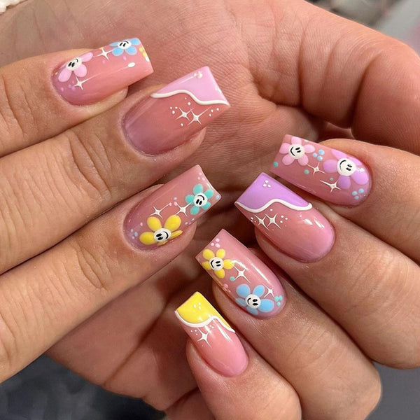 12 Sizes-24 Pcs Press On Nails W170