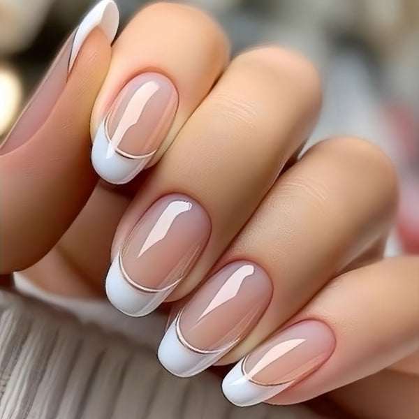 12 Sizes-24 Pcs Press On Nails Y1487