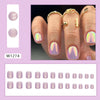 12 Sizes-24 Pcs Press On Nails W1274
