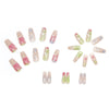 12 Sizes-24 Pcs Press On Nails W206