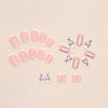 12 Sizes-24 Pcs Press On Nails W808
