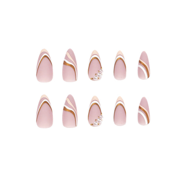 12 Sizes-24 Pcs Press On Nails JP1799