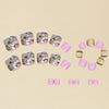 12 Sizes-24 Pcs Press On Nails Y052