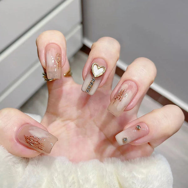 12 Sizes-24 Pcs Press On Nails Z464