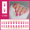 12 Sizes-24 Pcs Press On Nails C1485