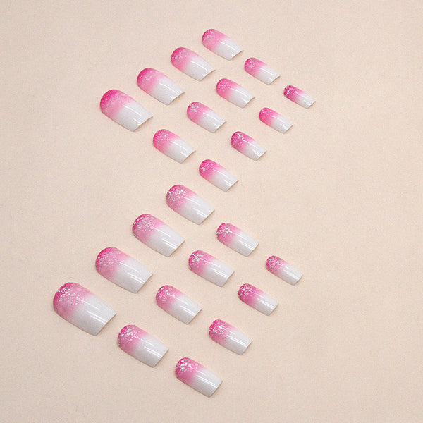 12 Sizes-24 Pcs Press On Nails W1435