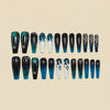 12 Sizes-24 Pcs Press On Nails Y1571