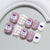 12 Sizes-24 Pcs Press On Nails K008