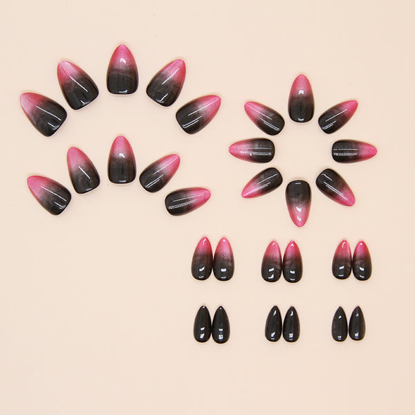 12 Sizes-24 Pcs Press On Nails W1616