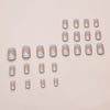 12 Sizes-24 Pcs Press On Nails W2181