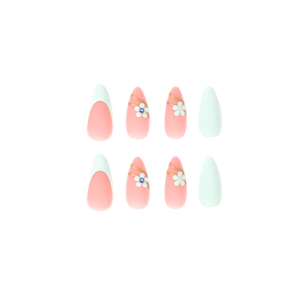 12 Sizes-24 Pcs Press On Nails JP2004
