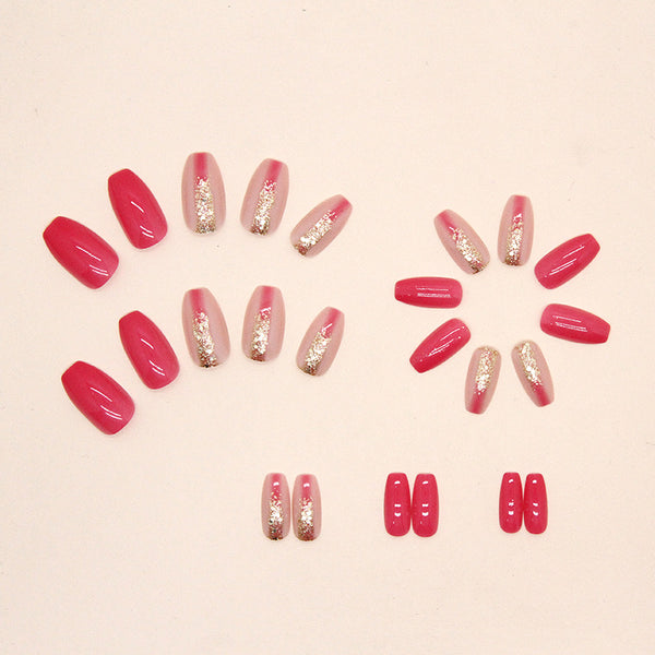 12 Sizes-24 Pcs Press On Nails W430