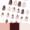 12 Sizes-24 Pcs Press On Nails JP4278