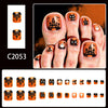 12 Sizes-24 Pcs Press On Nails C2053