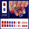 12 Sizes-24 Pcs Press On Nails C1727