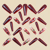 12 Sizes-24 Pcs Press On Nails Y1715