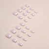 12 Sizes-24 Pcs Press On Nails W1268