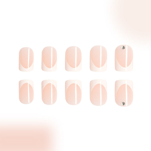 12 Sizes-24 Pcs Press On Nails C278