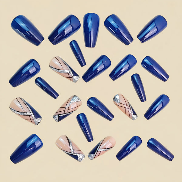 12 Sizes-24 Pcs Press On Nails Y2001