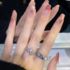 12 Sizes-24 Pcs Press On Nails Z365