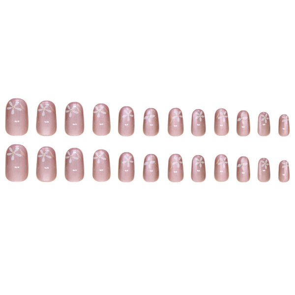 12 Sizes-24 Pcs Press On Nails W1572