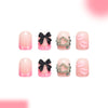 12 Sizes-24 Pcs Press On Nails C1634
