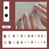 12 Sizes-24 Pcs Press On Nails R201