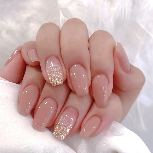 12 Sizes-24 Pcs Press On Nails W1236