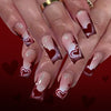 12 Sizes-24 Pcs Press On Nails C1482