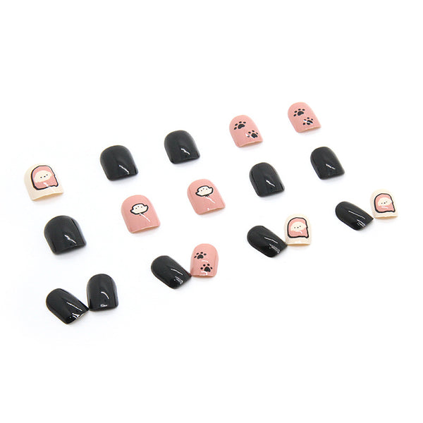 12 Sizes-24 Pcs Press On Nails R616