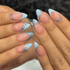 12 Sizes-24 Pcs Press On Nails W1630