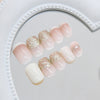 12 Sizes-24 Pcs Press On Nails R946