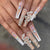 12 Sizes-24 Pcs Press On Nails Z521