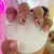 12 Sizes-24 Pcs Press On Nails W1204