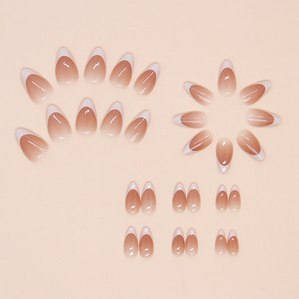 12 Sizes-24 Pcs Press On Nails W1594