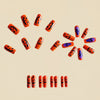 12 Sizes-24 Pcs Press On Nails Y1177