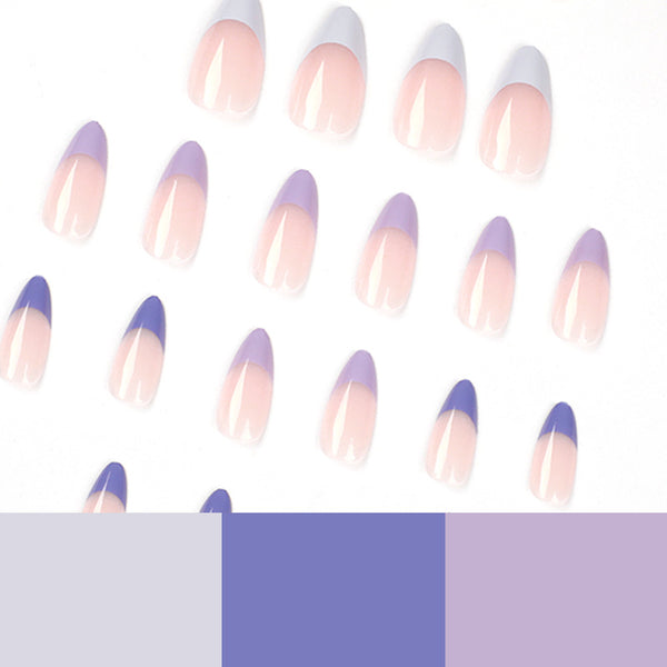 12 Sizes-24 Pcs Press On Nails JP1561