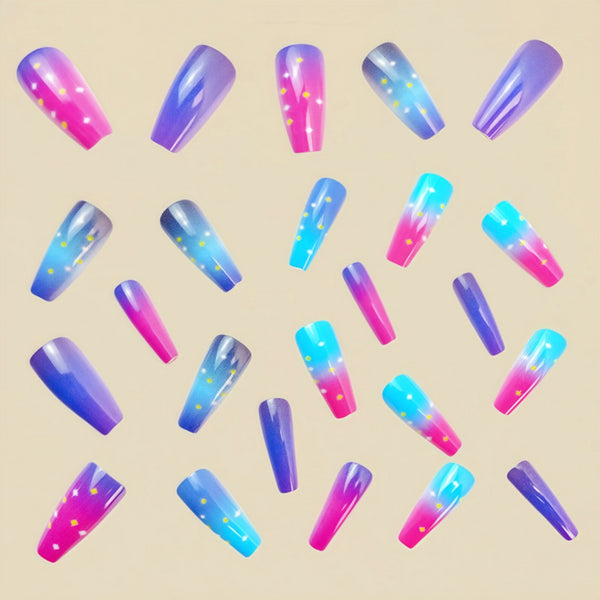 12 Sizes-24 Pcs Press On Nails Y623-1