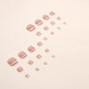 12 Sizes-24 Pcs Press On Nails F062