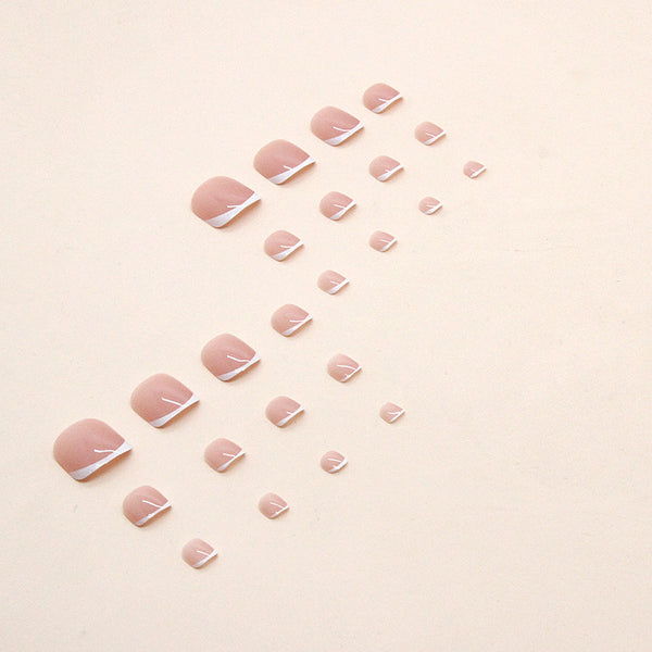 12 Sizes-24 Pcs Press On Nails F062