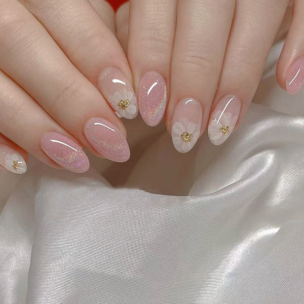 12 Sizes-24 Pcs Press On Nails W1014
