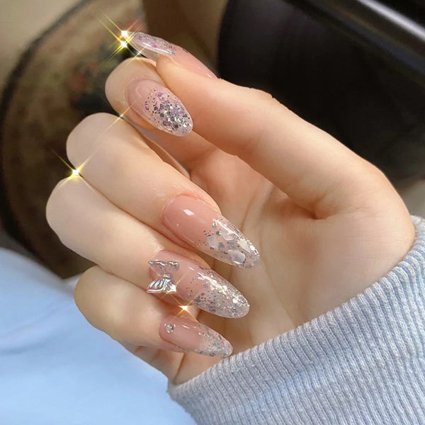 12 Sizes-24 Pcs Press On Nails JP950