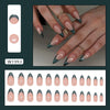 12 Sizes-24 Pcs Press On Nails W1993