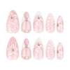 12 Sizes-24 Pcs Press On Nails JP3855
