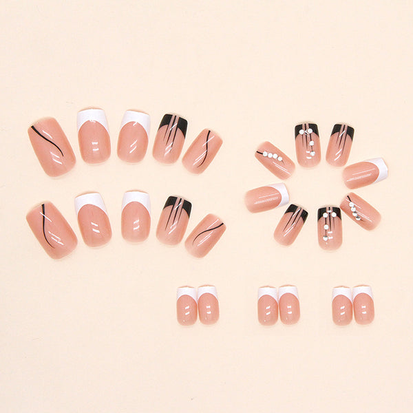 12 Sizes-24 Pcs Press On Nails Z644