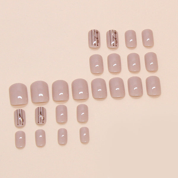 12 Sizes-24 Pcs Press On Nails W1760