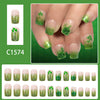12 Sizes-24 Pcs Press On Nails C1574