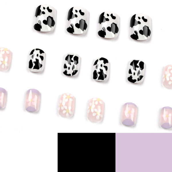 12 Sizes-24 Pcs Press On Nails JP1499